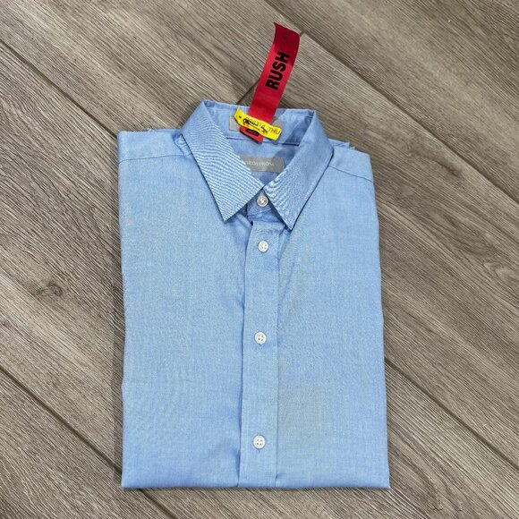 Nordstrom Other - Nordstrom Kids’ Solid Dress Shirt Long-sleeve Button Down Oxford Blue Size 14